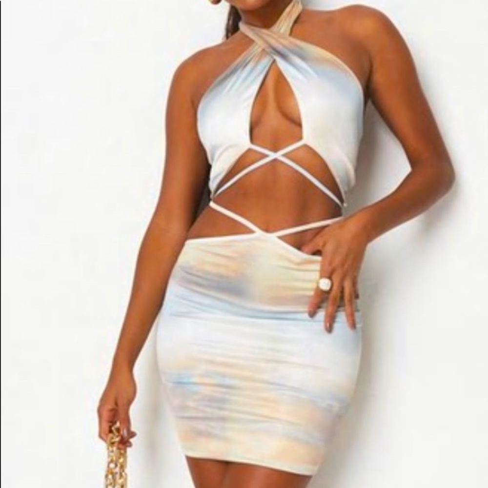 Missguided tie dye co ord set